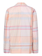 Tommy Hilfiger Orange Madras Check Double Breasted Blazer - Image 7 of 7