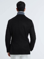 Reiss Black Bologna Atelier Cashmere Slim Fit Double Breasted Blazer - Image 5 of 8