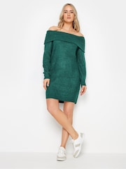 Long Tall Sally Green Bardot Tunic - Image 1 of 5