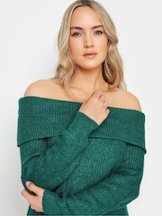 Long Tall Sally Green Bardot Tunic - Image 4 of 5