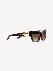 Ralph Lauren Brown Stirrup Arm Detail Sunglasses - Image 2 of 13