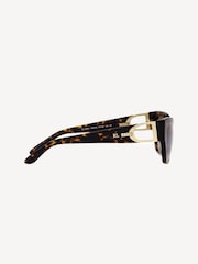 Ralph Lauren Brown Stirrup Arm Detail Sunglasses - Image 3 of 13