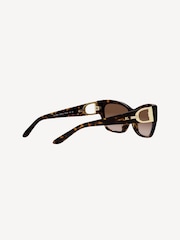 Ralph Lauren Brown Stirrup Arm Detail Sunglasses - Image 4 of 13
