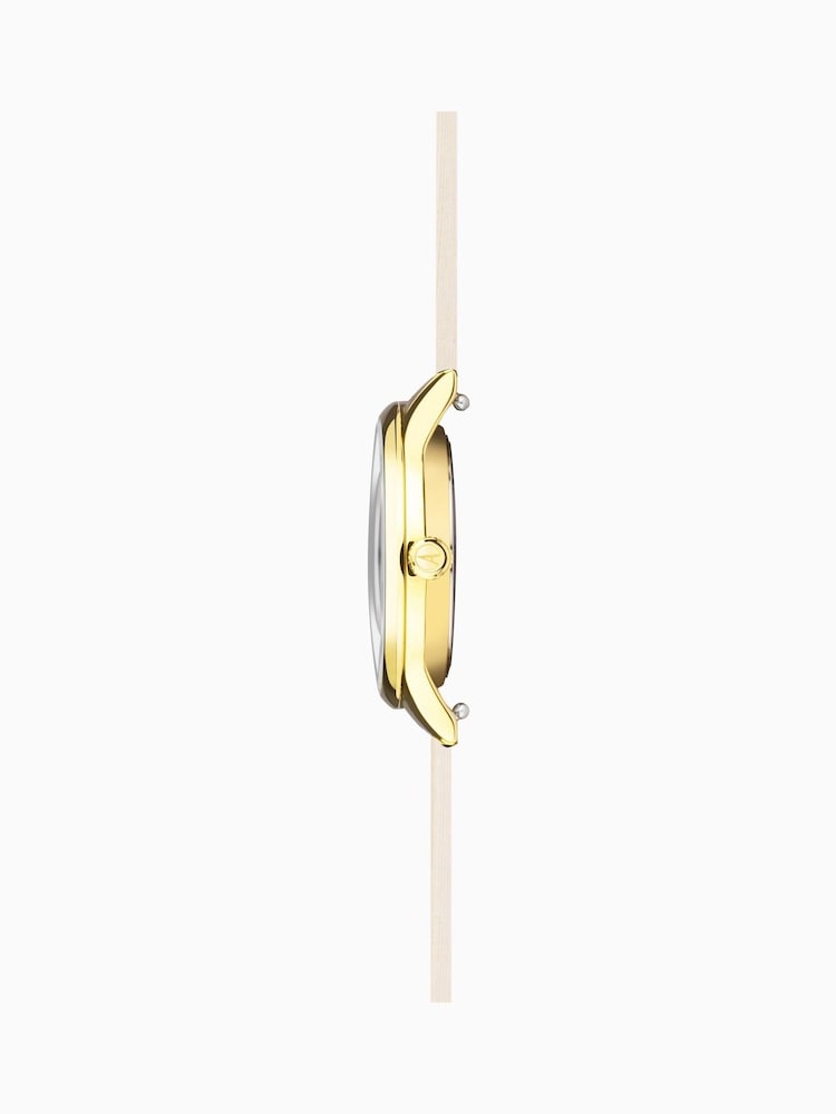 Accurist Ladies Cream Dress Leather Strap 28mm Watch - Image 2 of 6 Accurist Ladies Cream Dress Leather Strap 28mm Watch - Image 2 of 6