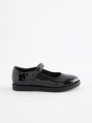 Black Patent School Mary Jane Crepe Sole Shoes - Image 2 of 7