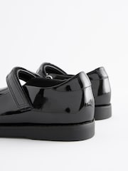 Black Patent School Mary Jane Crepe Sole Shoes - Image 7 of 7