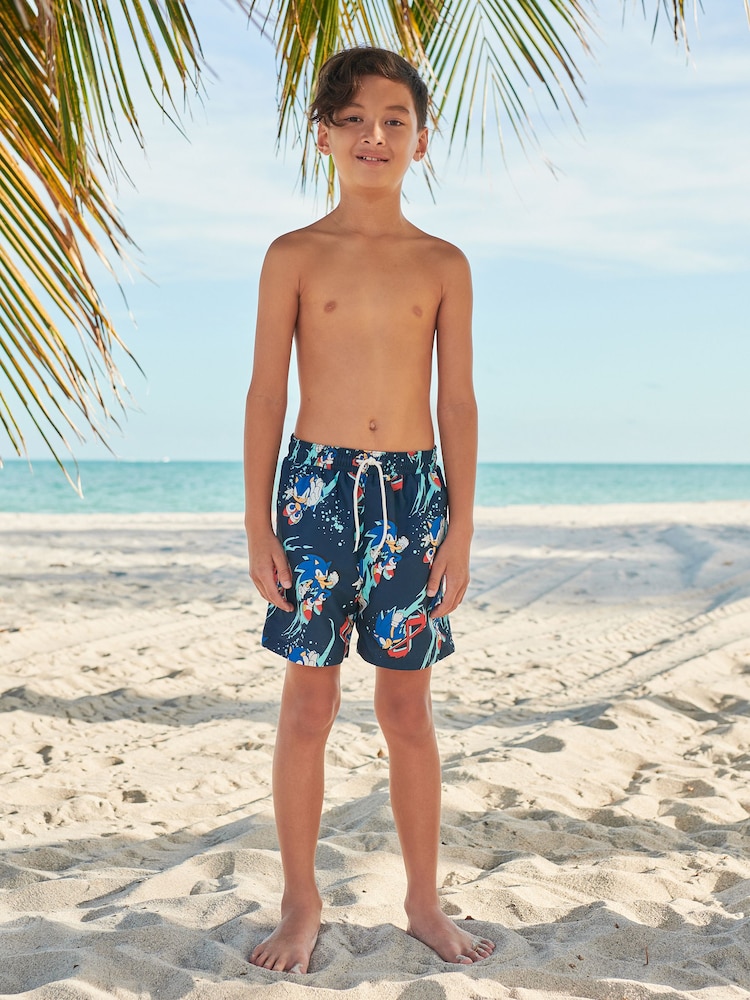 Blue Sonic Swim Shorts (3-16yrs) - Image 2 of 5
