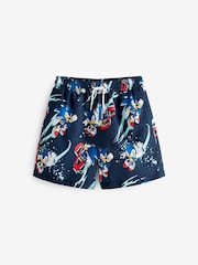 Blue Sonic Swim Shorts (3-16yrs) - Image 4 of 5