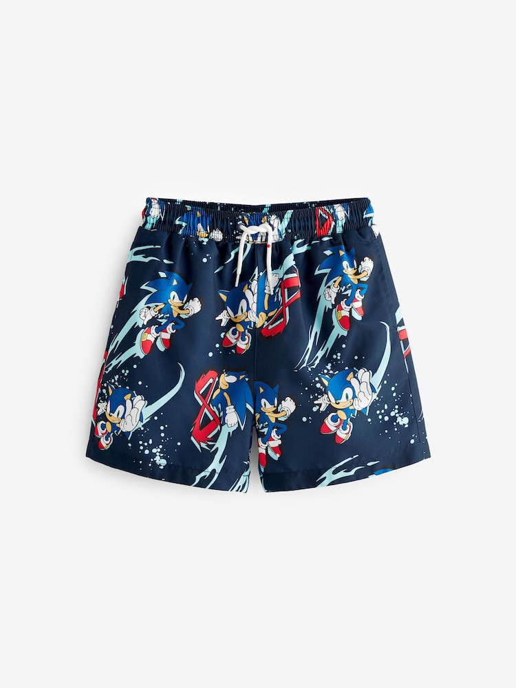 Blue Sonic Swim Shorts (3-16yrs) - Image 4 of 5