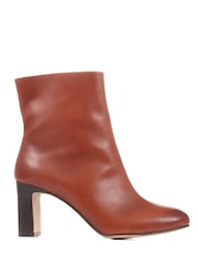 Jones Bootmaker Letty Heeled Leather Ankle Boots - Image 1 of 5