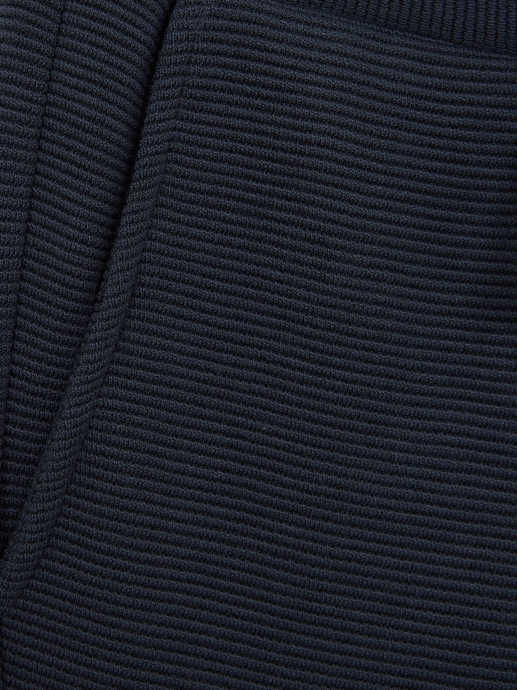 Reiss Airforce Blue Clyde Senior Ribbed Jersey Joggers - Image 5 of 5