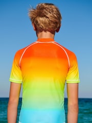 Rainbow Short Sleeve Sunsafe Rash Vest (3-16yrs) - Image 2 of 6