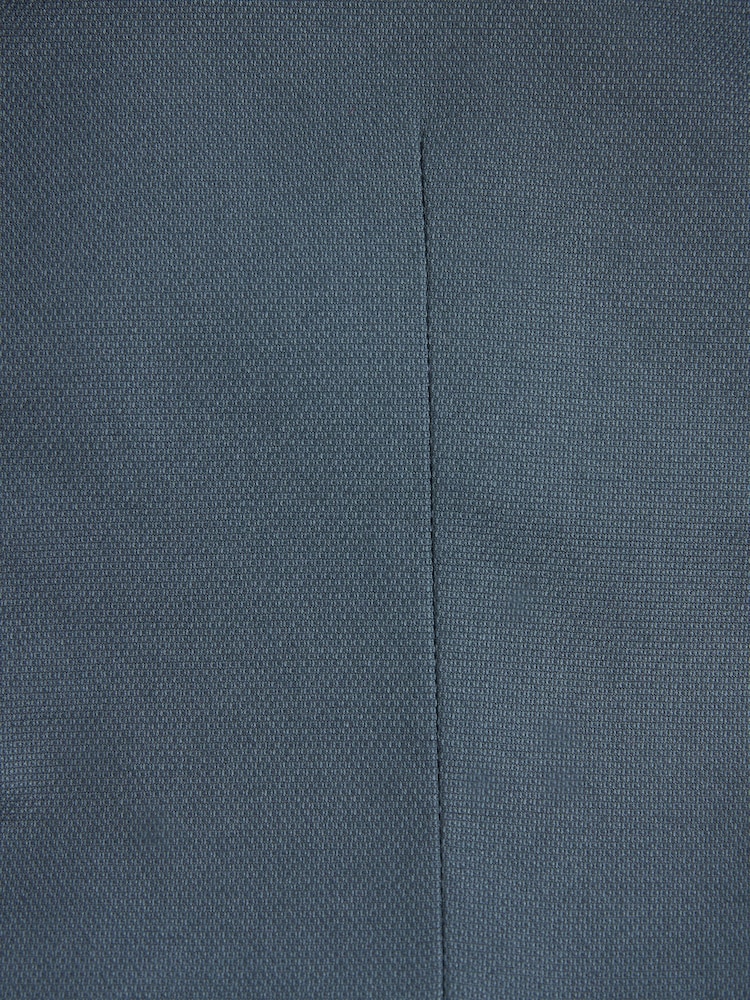 Blue Slim Cotton Stretch Blazer - Image 11 of 11