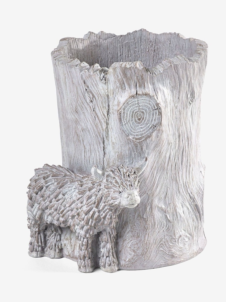 Grey Hamish The Highland Cow Utensil Pot - Image 4 of 4