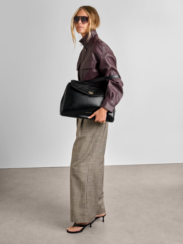 Katie Loxton Black Victoria Shoulder Bag - Image 1 of 7