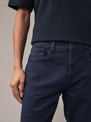 Blue Navy Slim Fit Coloured Stretch Jeans - Image 4 of 9