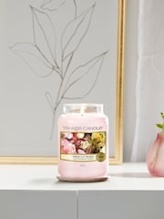 Yankee Candle Pink Jar Fresh Cut Roses Candle - Image 1 of 2