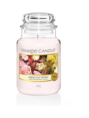 Yankee Candle Pink Jar Fresh Cut Roses Candle - Image 2 of 2