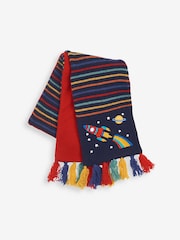 JoJo Maman Bébé Navy Rocket Scarf - Image 2 of 7