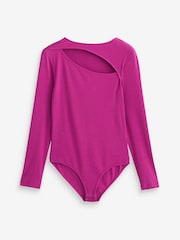 Fuchsia-Pink - Body mit Zierausschnitt - Bild 4 von 5