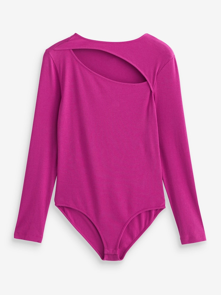 Fuchsia-Pink - Body mit Zierausschnitt - Bild 5 von 5