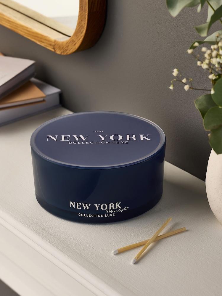 Moonlight Amber & Jasmine Collection Luxe New York Large 3 Wick Candle - Image 1 of 9 Moonlight Amber & Jasmine Collection Luxe New York Large 3 Wick Candle - Image 1 of 9