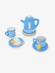 JoJo Maman Bébé Wooden Toy Kettle with Tea Cups - Image 1 of 3