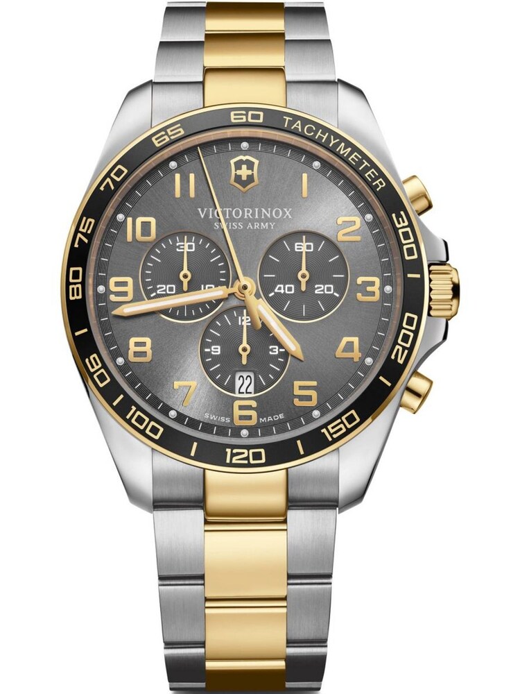 Victorinox Swiss Army Gents Gold Tone FieldForce Classic Chrono Watch - Image 1 of 7