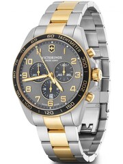Victorinox Swiss Army Gents Gold Tone FieldForce Classic Chrono Watch - Image 3 of 7