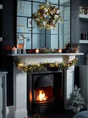 Bayswood Green Pine Cone Wreath 45cm - Image 3 of 4