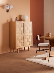 MADE.COM Oak River Tall Sideboard - Image 1 of 4