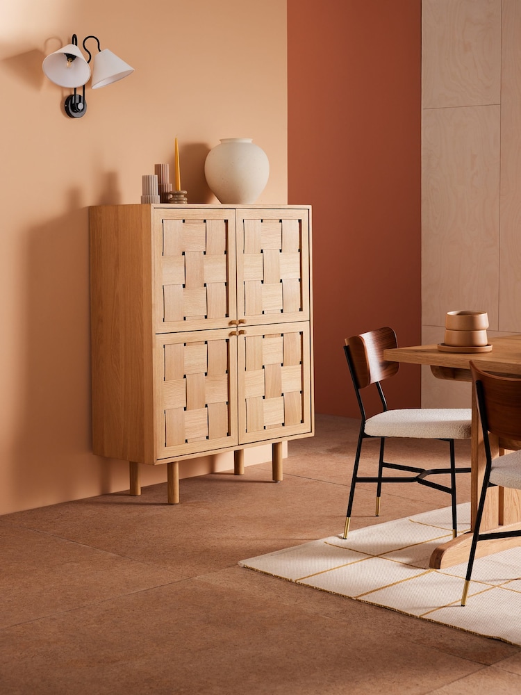 MADE.COM Oak River Tall Sideboard - Image 1 of 4