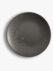 Kew Gardens Set of 4 Black Stoneware Side Plates - Image 3 of 3
