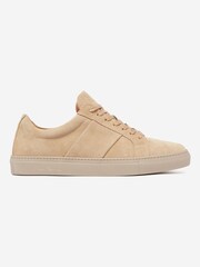 Oliver Sweeney Quintos Brown Calf Suede Cupsole Trainers - Image 1 of 5