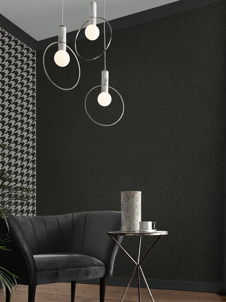 Graham & Brown Grey Christian Texture 10M Wallpaper - Image 1 of 3