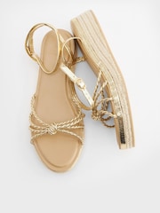 Gold Forever Comfort® Knot Detail Wedges - Image 10 of 12
