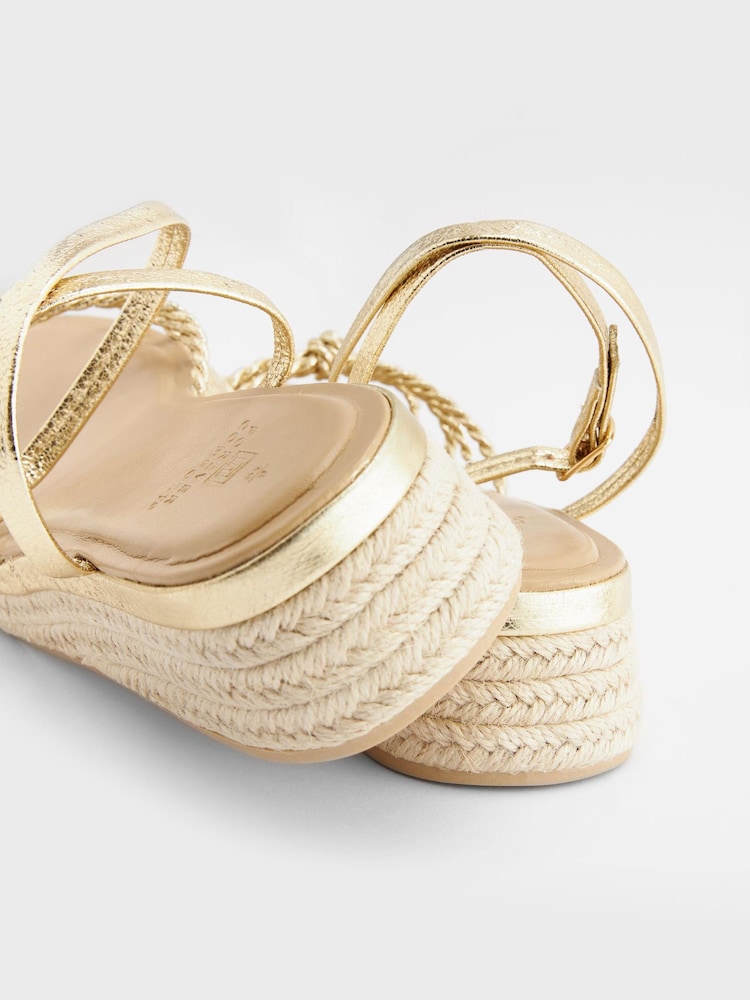 Gold Forever Comfort® Knot Detail Wedges - Image 12 of 12