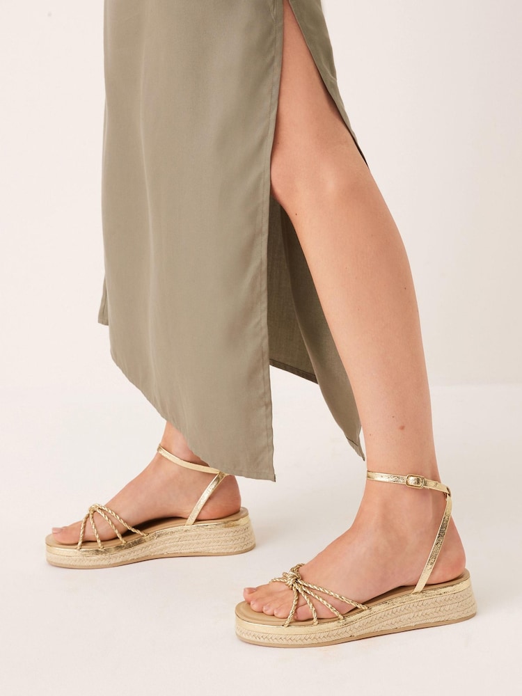 Gold Forever Comfort® Knot Detail Wedges - Image 2 of 12