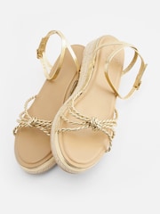Gold Forever Comfort® Knot Detail Wedges - Image 9 of 12