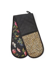 Spode Black Creatures of Curiosity 100% Cotton Double Oven Gloves - Image 3 of 4