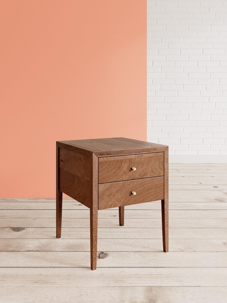 Swoon Brown Valente Bedside Table - Image 1 of 1