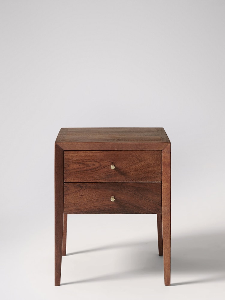 Swoon Brown Valente Bedside Table - Image 2 of 7 Swoon Brown Valente Bedside Table - Image 2 of 7