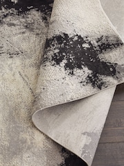 Monochrome Leila Abstract Rug - Image 4 of 5