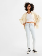 Levi's® White 501® Youth Skinny Jeans - Image 1 of 4