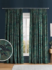 Graham & Brown Green Paradys Made to Measure 100% Cotton Curtains - Image 1 of 8