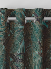 Graham & Brown Green Paradys Made to Measure 100% Cotton Curtains - Image 6 of 8