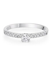 Beaverbrooks 9CT White Gold Diamond Ring - Image 2 of 5