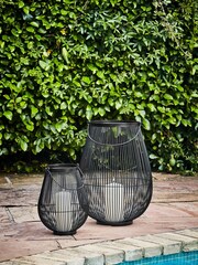Ivyline Black Garden Venere Lantern - Image 1 of 4