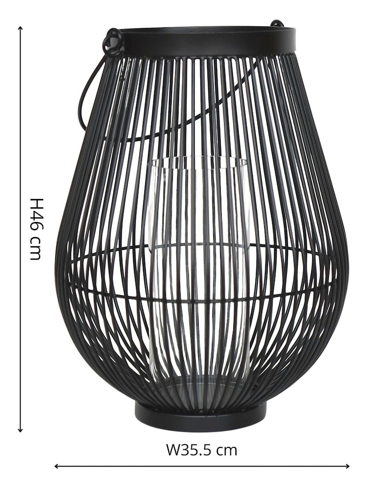 Ivyline Black Garden Venere Lantern - Image 4 of 4