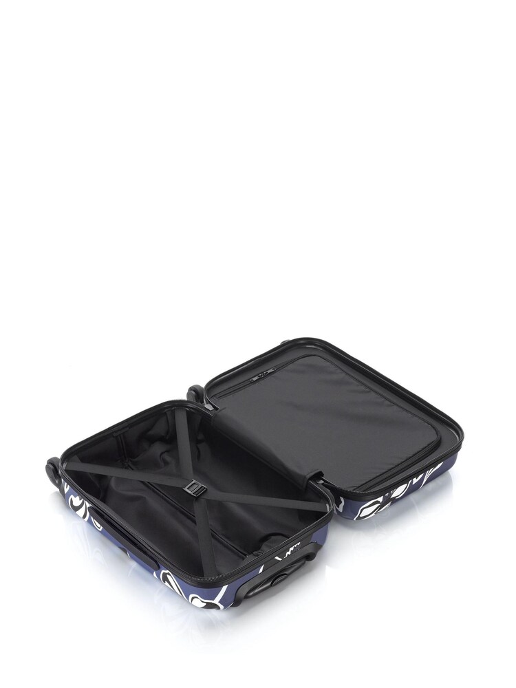 Tripp Blue/White Lily Cabin 4 Wheel Suitcase - Image 4 of 4